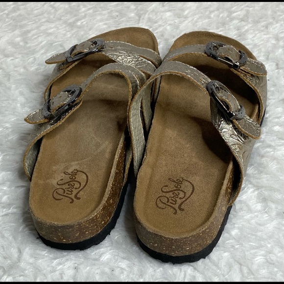 Pure sole leather Sedona woman sandals size 7.5M - Picture 4 of 9